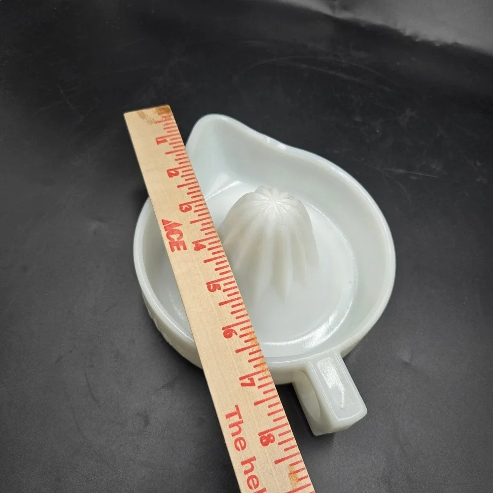 Vintage 1950's White Milk Glass 